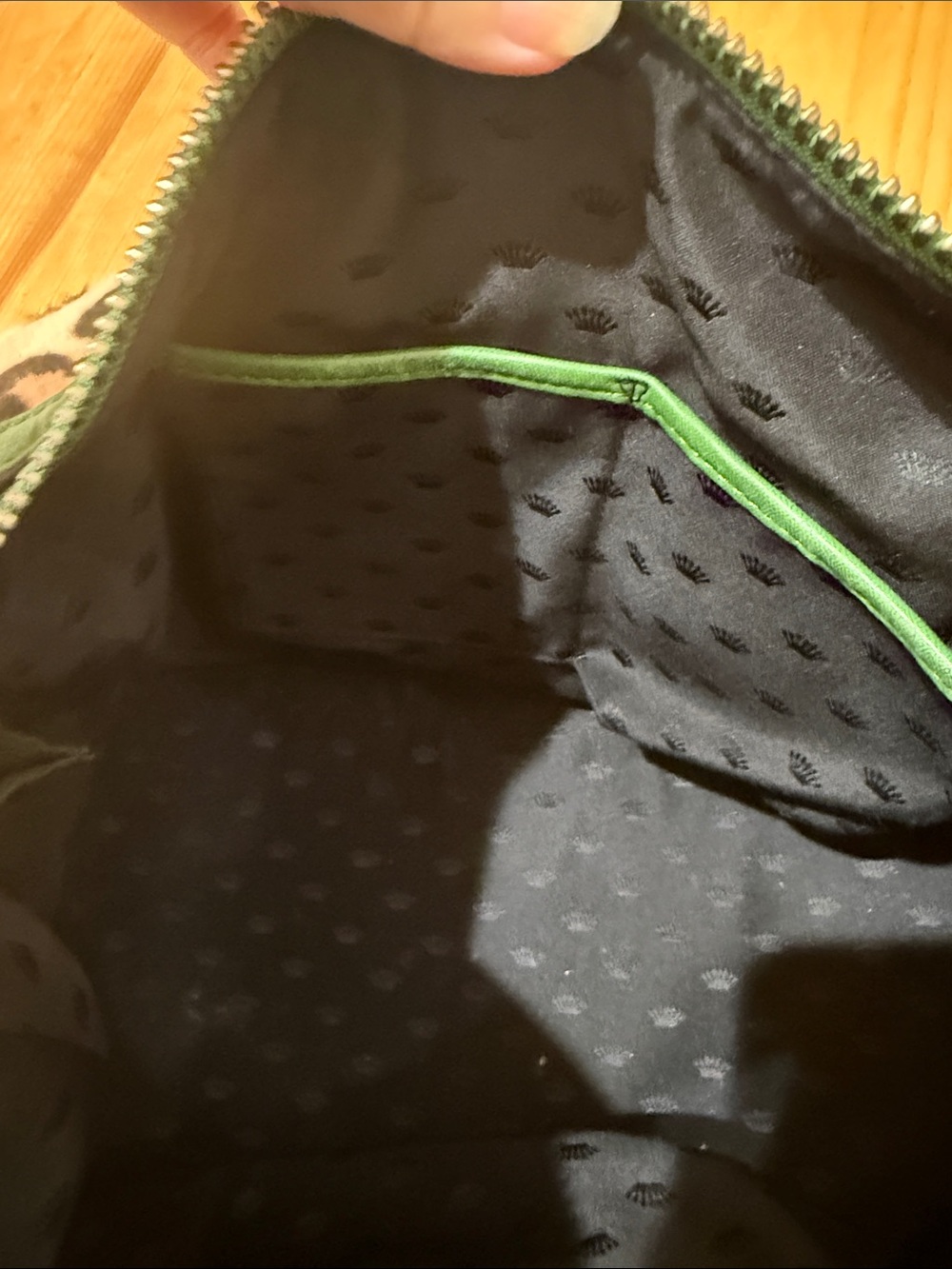 Juicy Couture Leopard Green Leather Y2K bag - Picture 4 of 8